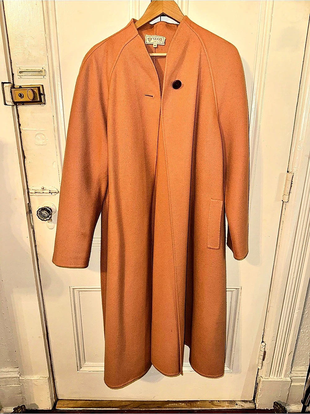 Gucci Wool Cashmere Long Coat Size 42 (Vintage)